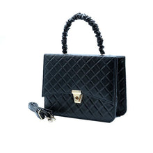 Bella Quilta Tote Bag – Black