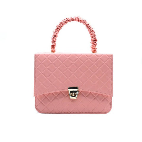 Bella Quilta Tote Bag – Pink