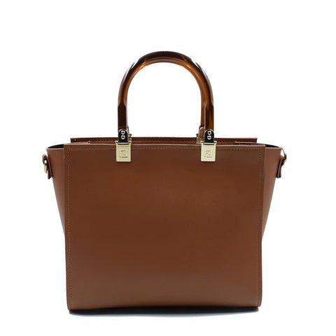 Gracea Brown Tote Bag